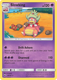 Pokemon Burning Shadows Slowking - 48