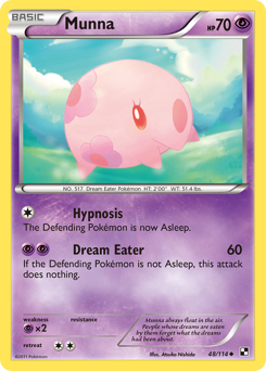 Pokemon Black & White Munna - 48