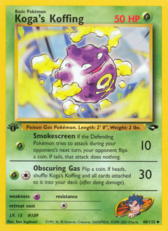 Pokemon Gym Challenge Koga's Koffing - 48
