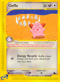 Pokemon Skyridge Cleffa - 48