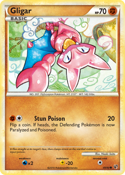 Pokemon HS—Undaunted Gligar - 49