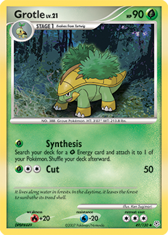 Pokemon Diamond & Pearl Grotle - 49