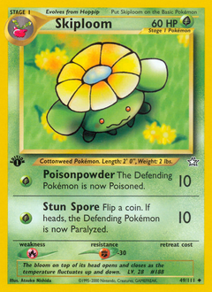 Pokemon Neo Genesis Skiploom - 49