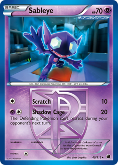 Pokemon Plasma Freeze Sableye - 49
