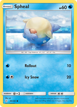 Pokemon Cosmic Eclipse Spheal - 49