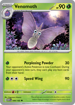 Pokemon 151 Venomoth - 49