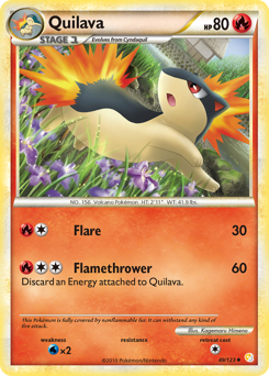 Pokemon HeartGold & SoulSilver Quilava - 49