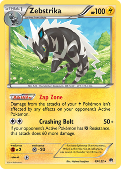 Pokemon BREAKpoint Zebstrika - 49