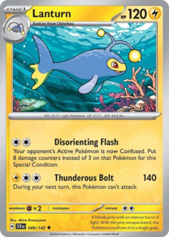 Pokemon Stellar Crown Lanturn - 49