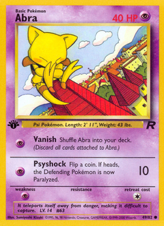 Pokemon Team Rocket Abra - 49