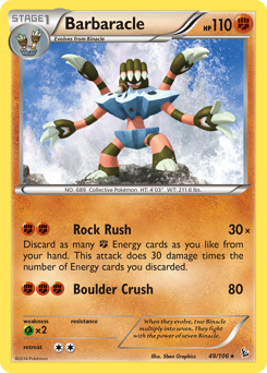 Pokemon Flashfire Barbaracle - 49