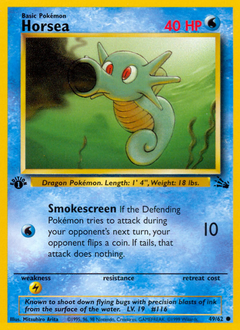 Pokemon Fossil Horsea - 49