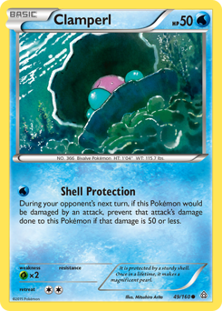 Pokemon Primal Clash Clamperl - 49