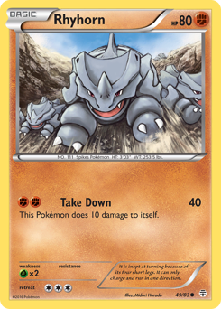 Pokemon Generations Rhyhorn - 49