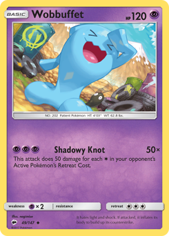 Pokemon Burning Shadows Wobbuffet - 49
