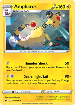 Pokemon Chilling Reign Ampharos - 49