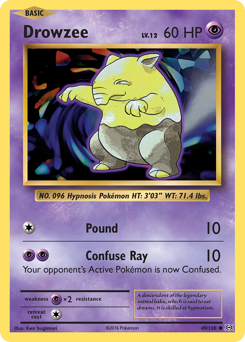 Pokemon Evolutions Drowzee - 49