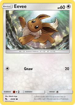 Pokemon Hidden Fates Eevee - 49