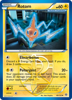Pokemon Plasma Storm Rotom - 49