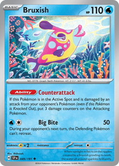 Pokemon Surging Sparks Bruxish - 49