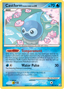 Pokemon Legends Awakened Castform Rain Form - 49