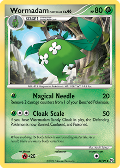 Pokemon Arceus Wormadam Plant Cloak - 49