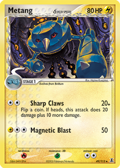 Pokemon Delta Species Metang δ - 49