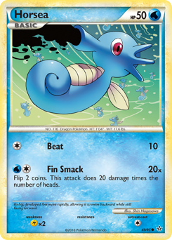 Pokemon HS—Unleashed Horsea - 49