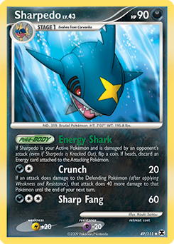 Pokemon Rising Rivals Sharpedo - 49