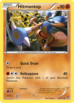 Pokemon Furious Fists Hitmontop - 49