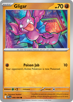 Pokemon Phantasmal Flames Gligar - 49