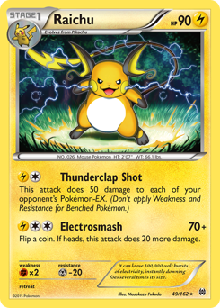 Pokemon BREAKthrough Raichu - 49