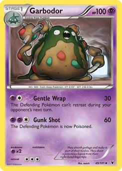 Pokemon Noble Victories Garbodor - 49