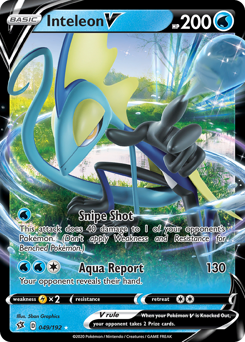 Pokemon Rebel Clash Inteleon V - 49