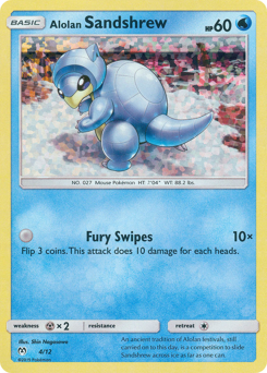 Pokemon McDonald's Collection 2019 Alolan Sandshrew - 4