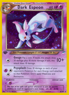 Pokemon Neo Destiny Dark Espeon - 4