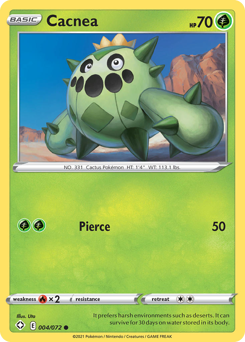 Pokemon Shining Fates Cacnea - 4