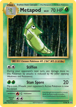 Pokemon Evolutions Metapod - 4