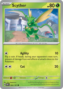 Pokemon Obsidian Flames Scyther - 4