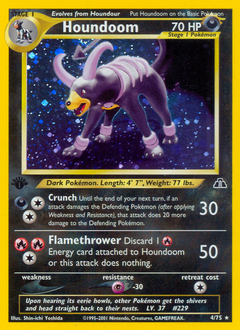Pokemon Neo Discovery Houndoom - 4