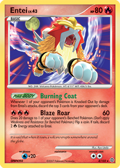 Pokemon Secret Wonders Entei - 4