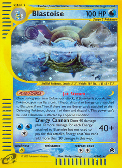 Pokemon Expedition Base Set Blastoise - 4