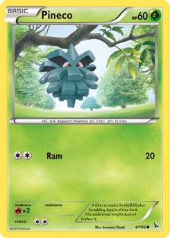Pokemon Flashfire Pineco - 4