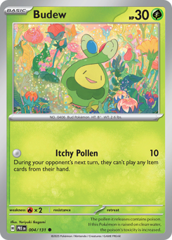 Pokemon Prismatic Evolutions Budew - 4