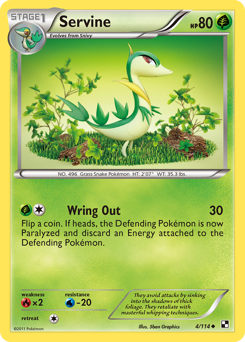 Pokemon Black & White Servine - 4
