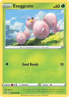 Pokemon Vivid Voltage Exeggcute - 4