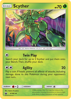Pokemon Celestial Storm Scyther - 4