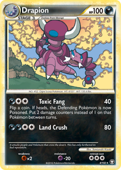 Pokemon HS—Triumphant Drapion - 4