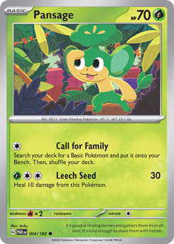 Pokemon Paradox Rift Pansage - 4