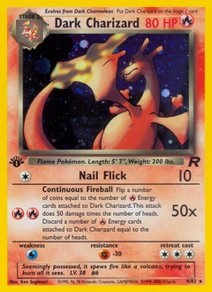 Pokemon Team Rocket Dark Charizard - 4